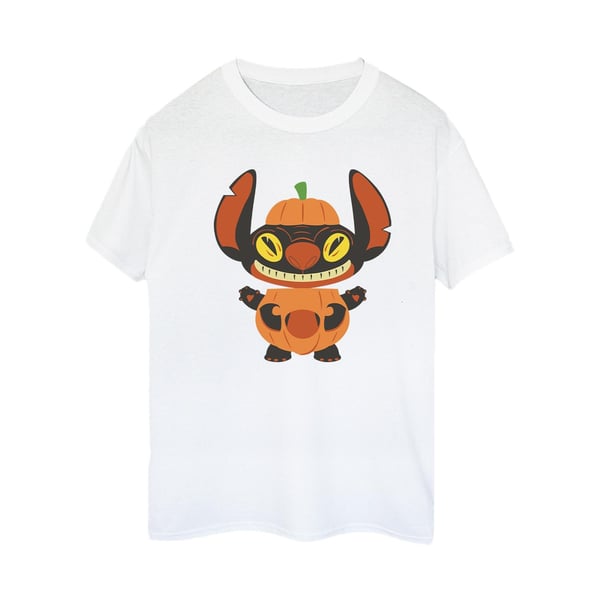 Disney Womens/Ladies Lilo & Stitch Pumpkin Costume Cotton Boyfriend T-Shirt