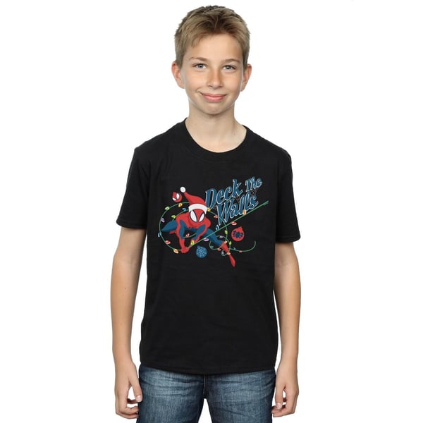 Marvel Boys Spider-Man Deck The Walls T-Shirt