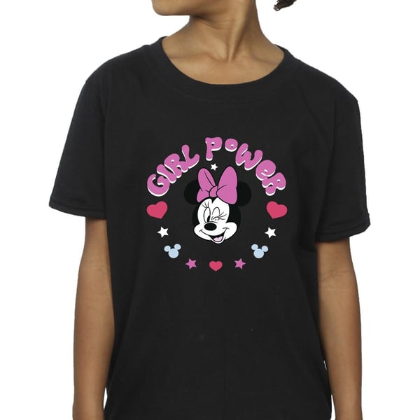 Disney Girls Minnie Mouse Girl Power Cotton T-Shirt