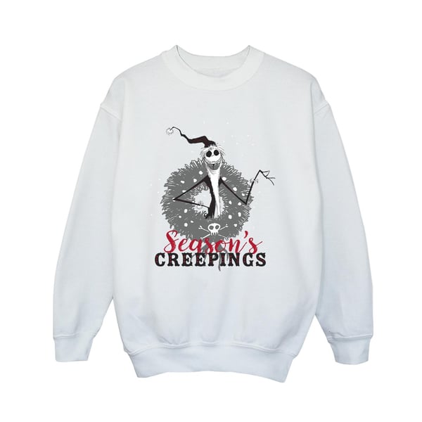 Disney Boys The Nightmare Before Christmas Seasons Creepings Wreath Sweatshirt