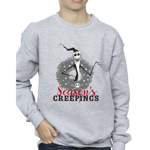 Disney Boys The Nightmare Before Christmas Seasons Creepings Wreath Sweatshirt