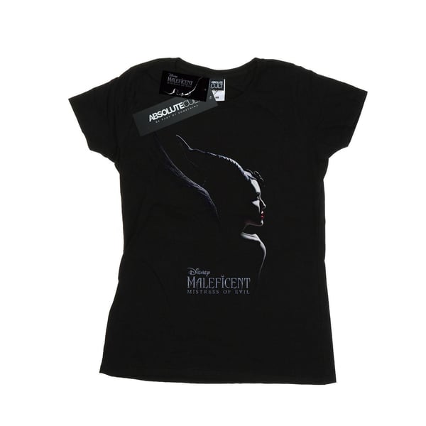 Disney Womens/Ladies Maleficent Mistress Of Evil Poster Cotton T-Shirt