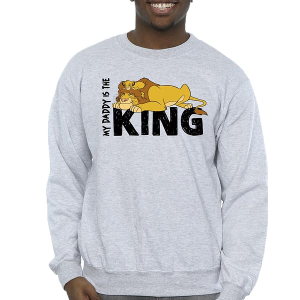 Disney Mens The Lion King Daddy Is King Sweatshirt