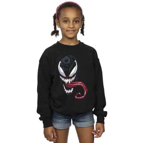 Marvel Girls Venom Face Sweatshirt