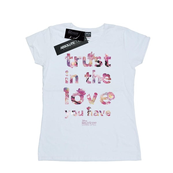 Disney Womens/Ladies Maleficent Mistress Of Evil Trust In The Love Cotton T-Shirt
