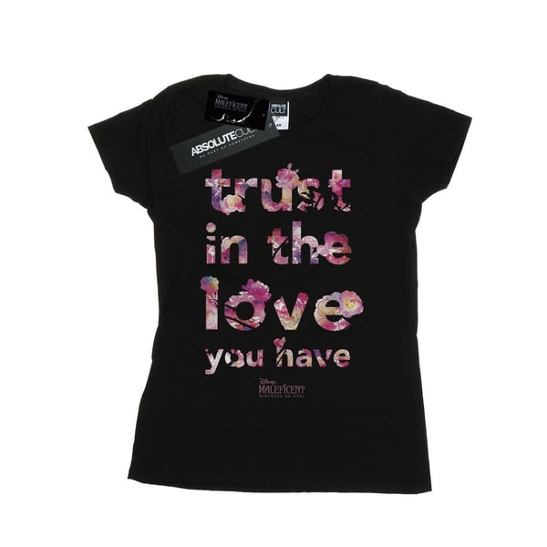 Disney Womens/Ladies Maleficent Mistress Of Evil Trust In The Love Cotton T-Shirt