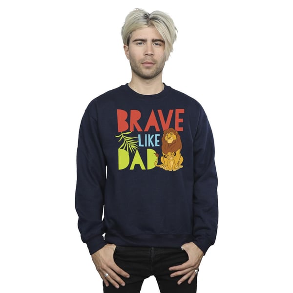 Disney Mens The Lion King Brave Like Dad Sweatshirt