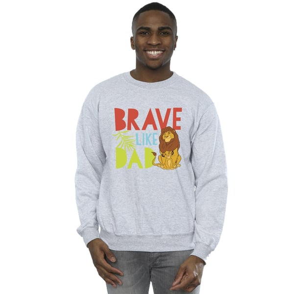 Disney Mens The Lion King Brave Like Dad Sweatshirt