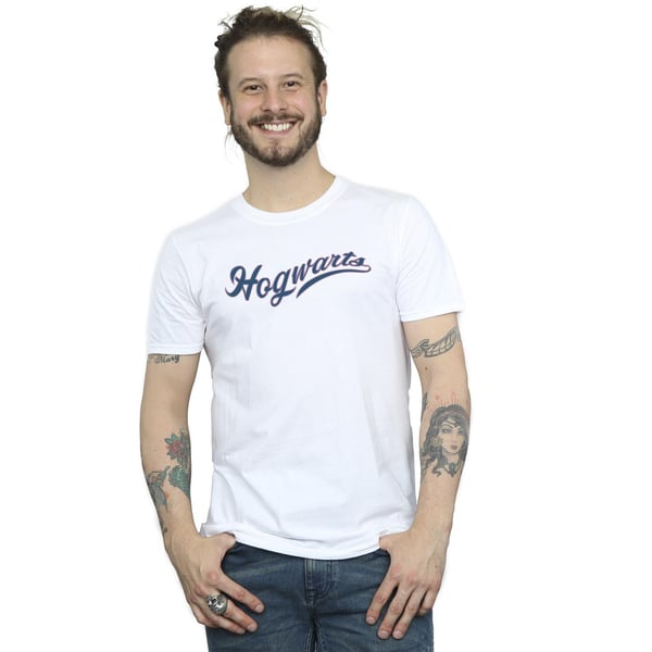 Harry Potter Mens Hogwarts Writing T-Shirt