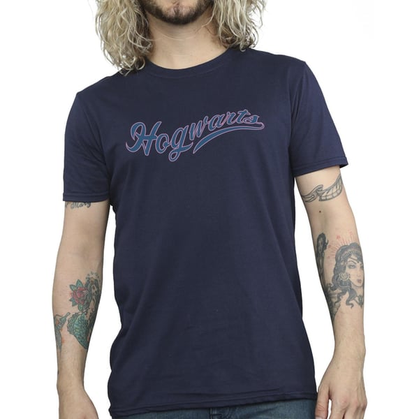 Harry Potter Mens Hogwarts Writing T-Shirt