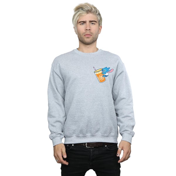Disney Mens Lilo And Stitch Drink Sweatshirt