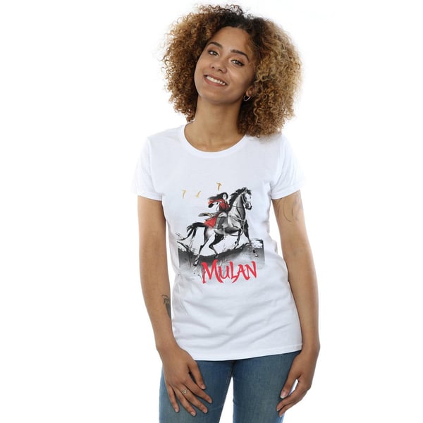 Disney Naiset Mulan Elokuva Stride Puuvilla T-paita
