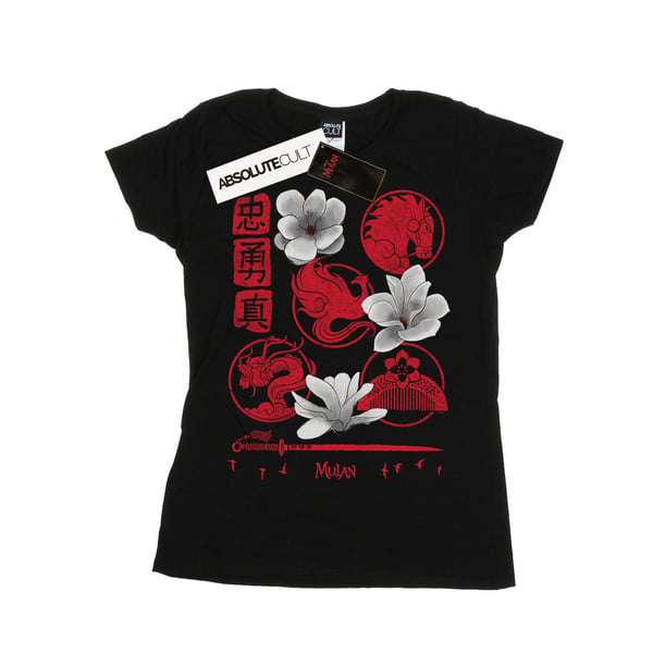Disney Womens/Ladies Mulan Movie Icons Cotton T-Shirt