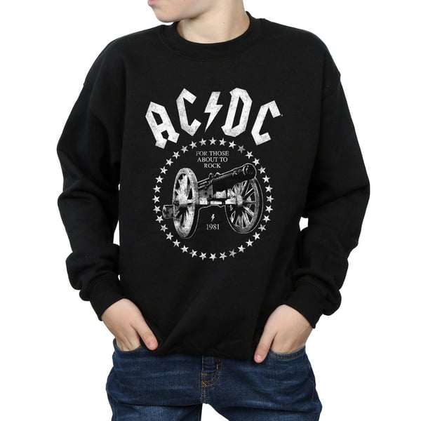 AC/DC Boys We Salute You Cannon Sweatshirt