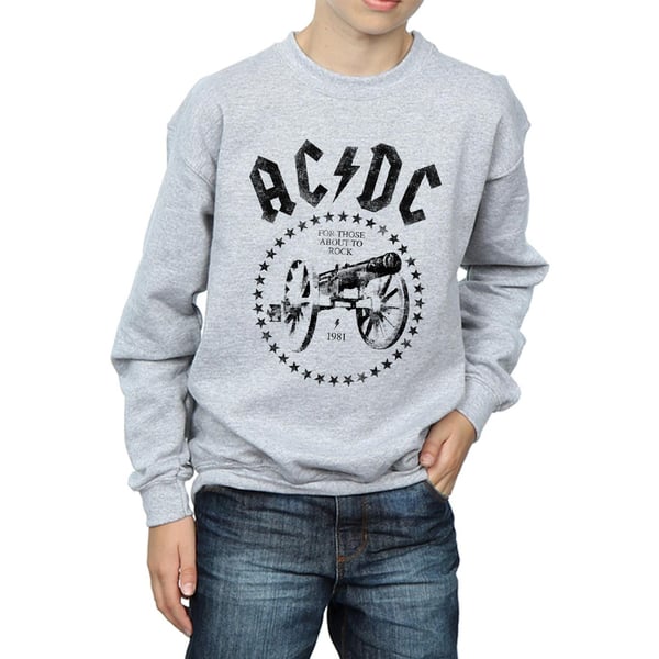 AC/DC Boys We Salute You Cannon Sweatshirt