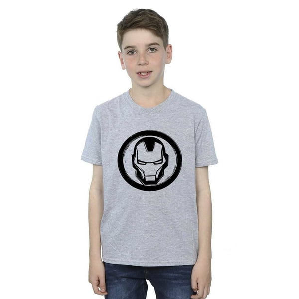 Marvel Boys Iron Man Chest Logo T-Shirt