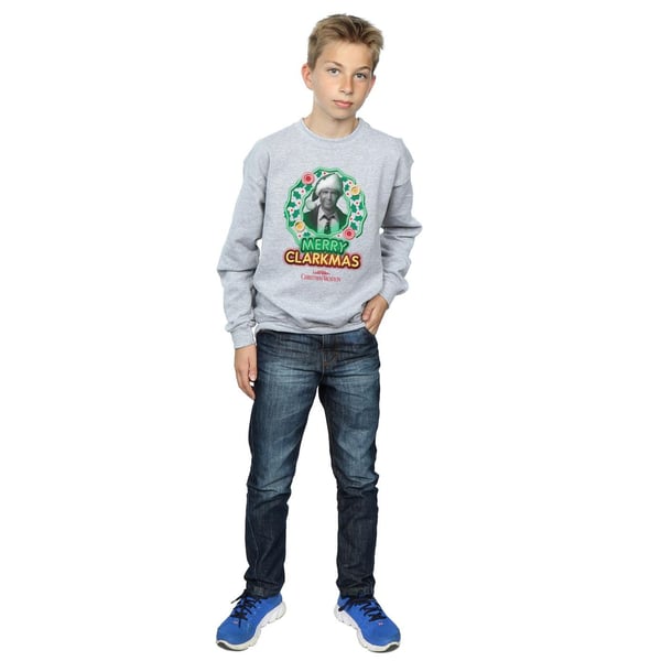 National Lampoon´s Christmas Vacation Boys Greyscale Clarkmas Sweatshirt