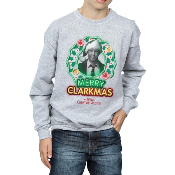 National Lampoon´s Christmas Vacation Boys Greyscale Clarkmas Sweatshirt