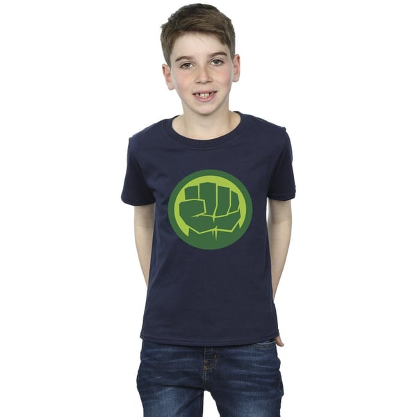 Marvel Boys Hulk Rintalogo T-paita