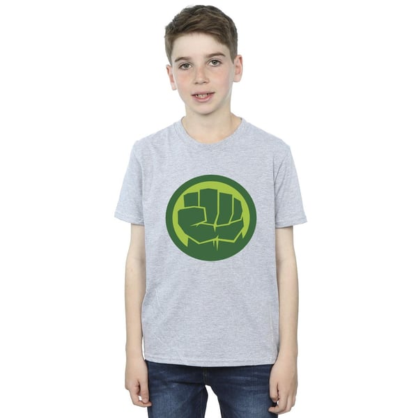 Marvel Boys Hulk Rintalogo T-paita