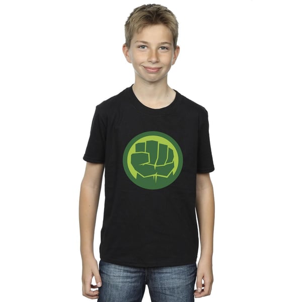 Marvel Boys Hulk Rintalogo T-paita