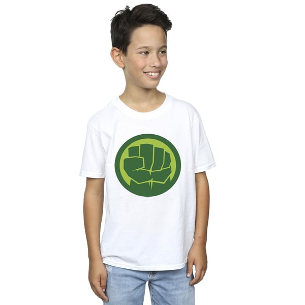 Marvel Boys Hulk Rintalogo T-paita
