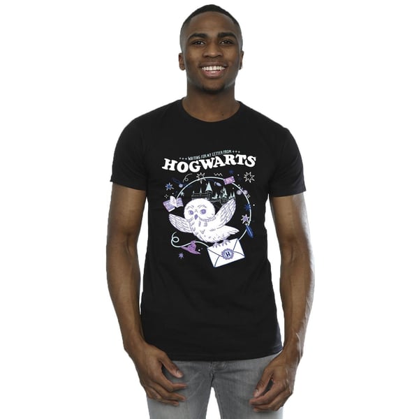 Harry Potter Mens Owl Letter From Hogwarts T-Shirt