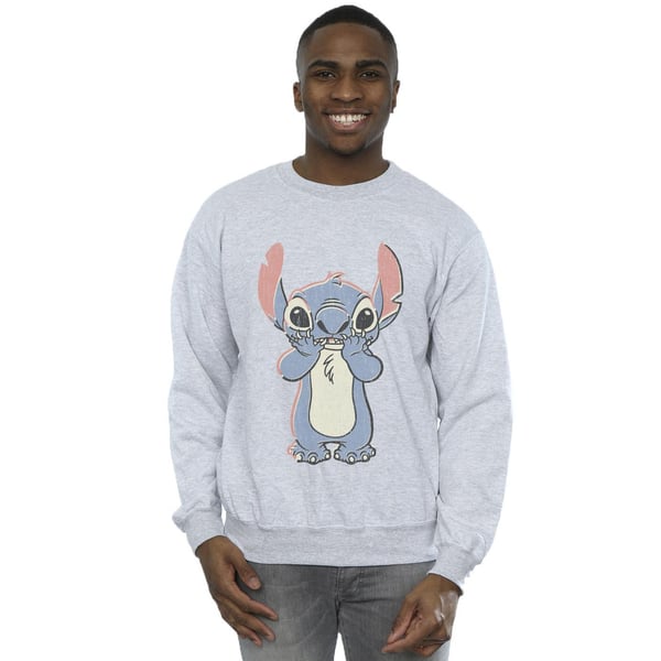 Disney Mens Lilo And Stitch Big Print Sweatshirt