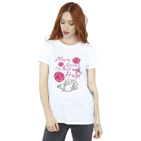 Disney Womens/Ladies Lady And The Tramp Mum Hugs Cotton Boyfriend T-Shirt
