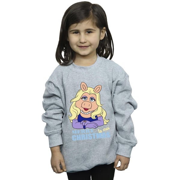 Disney Girls Muppets Miss Piggy Queen of Holidays Sweatshirt