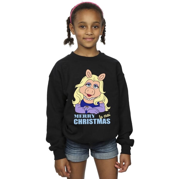 Disney Girls Muppets Miss Piggy Queen of Holidays Sweatshirt