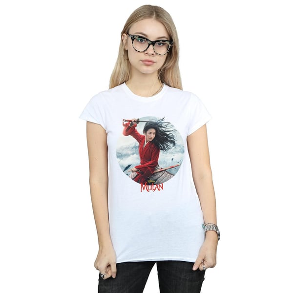 Disney Womens/Ladies Mulan Movie Sword Poster Cotton T-Shirt