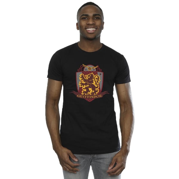 Harry Potter Mens Gryffindor Chest Badge T-Shirt