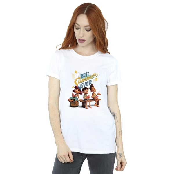 Disney Womens/Ladies Luca Best Summer Ever Cotton Boyfriend T-Shirt