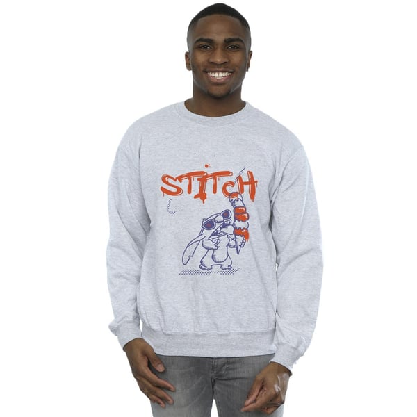 Disney Mens Lilo & Stitch Ice Creams Sweatshirt