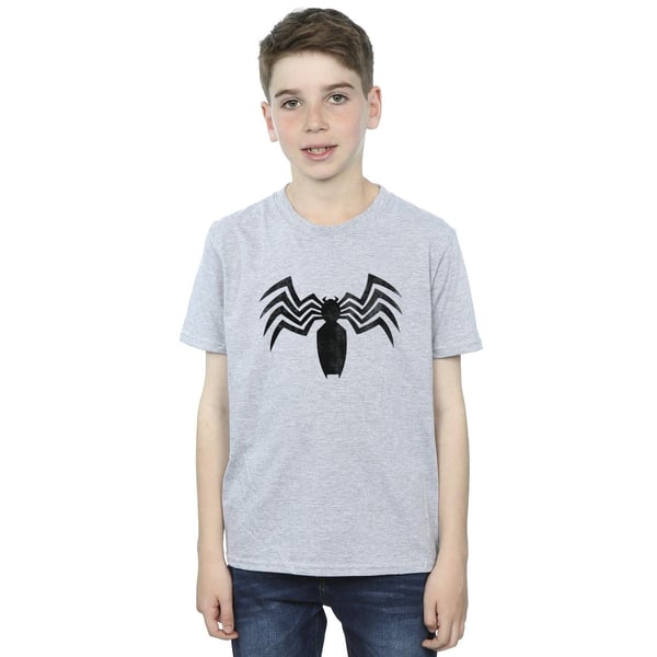 Marvel Boys Venom Spider Logo Emblem T-paita