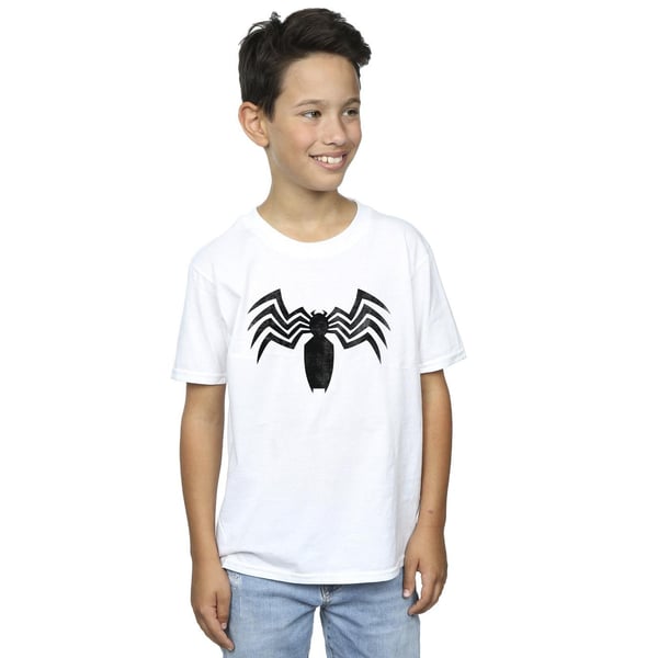 Marvel Boys Venom Spider Logo Emblem T-paita