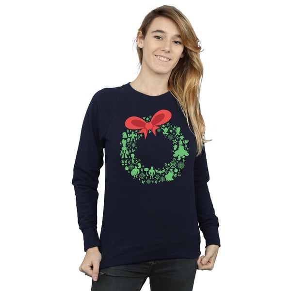 Marvel Womens/Ladies Avengers Christmas Wreath Sweatshirt