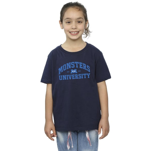 Disney Girls Monsters University Logo Cotton T-Shirt