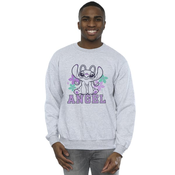 Disney Mens Lilo & Stitch Angel Sweatshirt