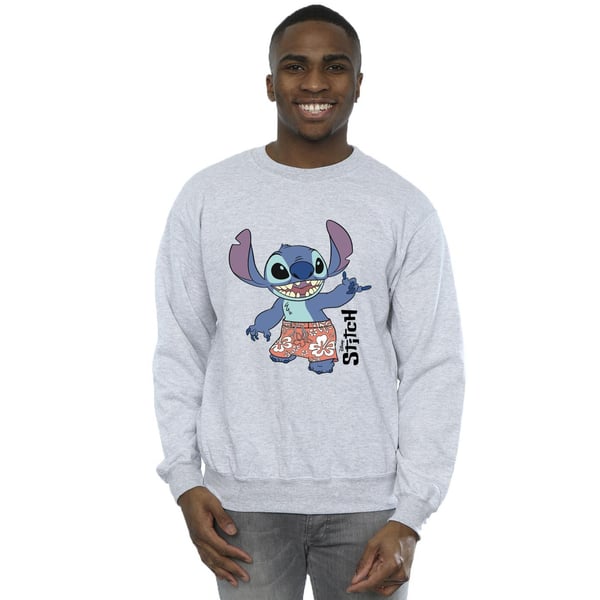 Disney Mens Lilo & Stitch Bermuda Shorts Sweatshirt