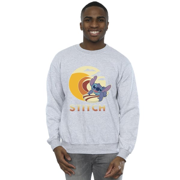 Disney Mens Lilo & Stitch Summer Waves Sweatshirt