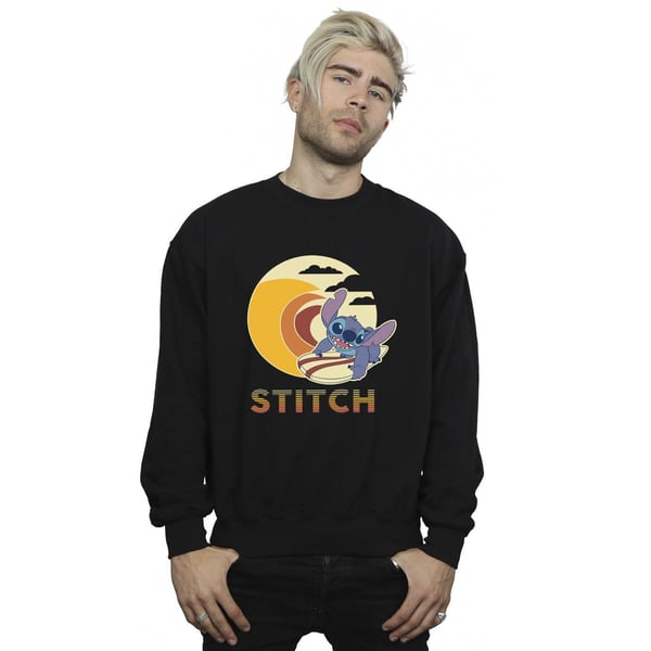 Disney Mens Lilo & Stitch Summer Waves Sweatshirt
