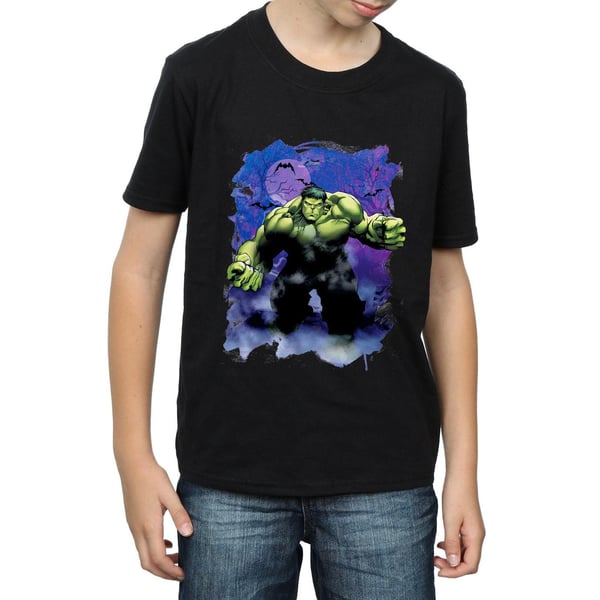 Marvel Boys Hulk Halloween Spooky Forest T-Shirt
