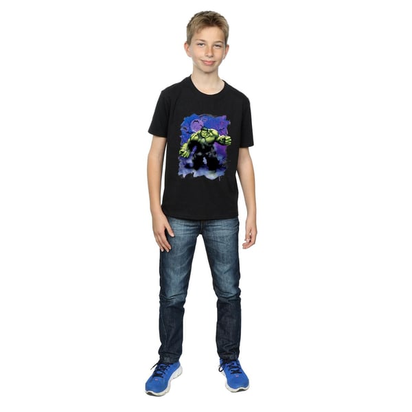Marvel Boys Hulk Halloween Spooky Forest T-Shirt