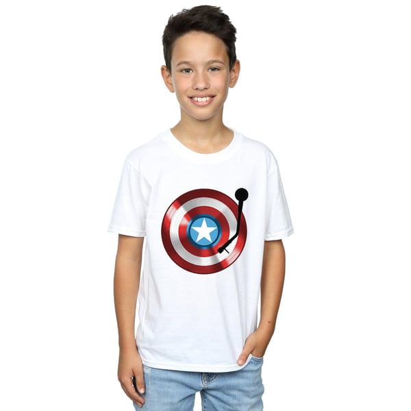 Marvel Boys Captain America Turntable T-Shirt
