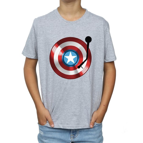 Marvel Boys Captain America Turntable T-Shirt