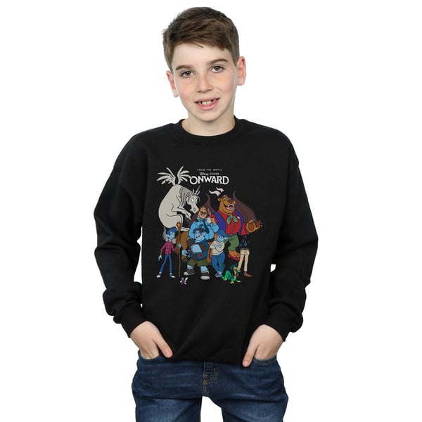 Disney Boys Onward Character Collage Sweatshirt