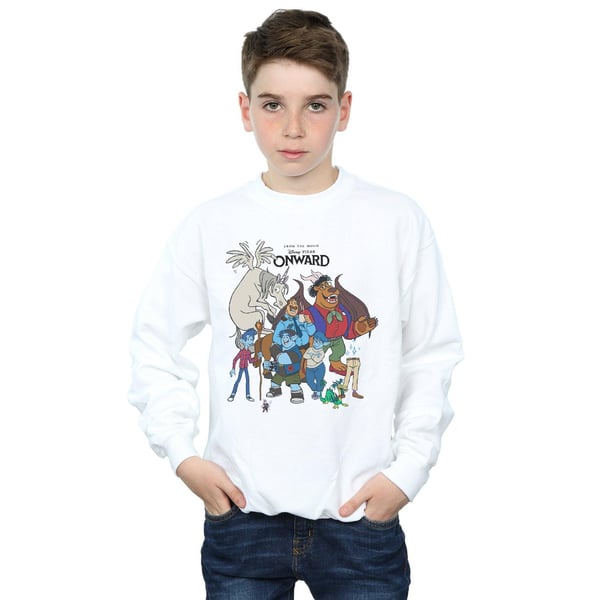 Disney Boys Onward Character Collage Sweatshirt