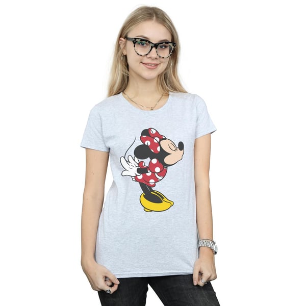 Disney Womens/Ladies Minnie Mouse Split Kiss Cotton T-Shirt